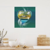 Poster Coeur liquide (Cuisine)
