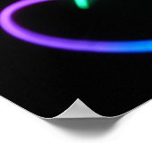 Poster Coeur lumineux (Coin)