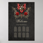 Poster Coeur majestueux, romance gothique (Devant)