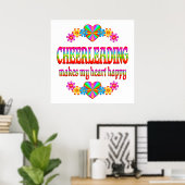 Poster Coeur meilleur heureux (Bureau à domicile)