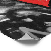 Poster coeur peint en rouge (Coin)