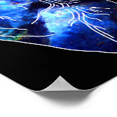 Poster Coeur plein d'infini anatomie spatiale (Coin)