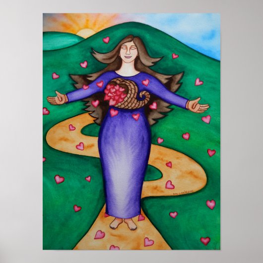 Poster Coeur reconnaissant (Devant)