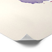 Poster Coeur romantique et fête de la Saint-Valentin (Coin)