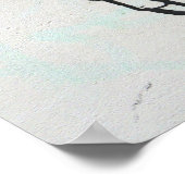 Poster Coeur rouge avec figure rouge, vivant tout ce dont (Coin)