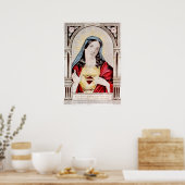 Poster Coeur sacré de Marie - 1856 (Cuisine)