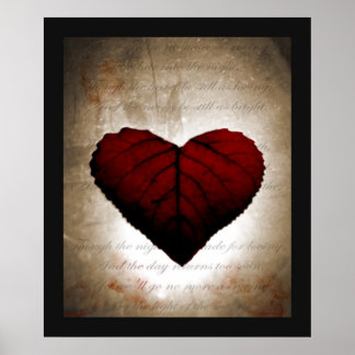 Poster Coeur saignant