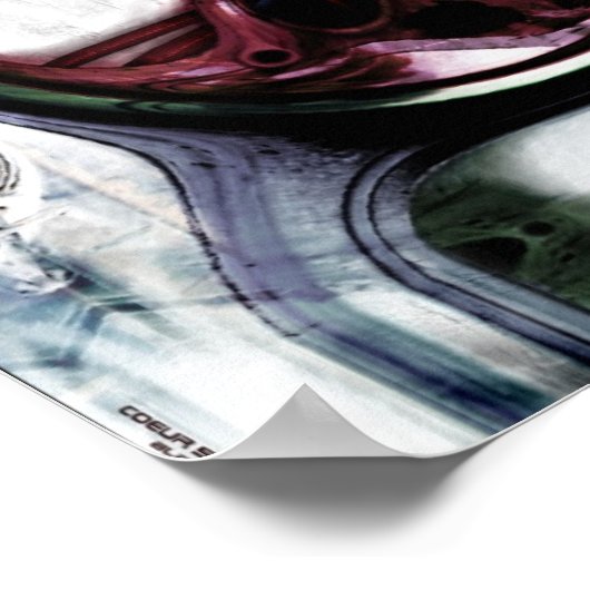 Poster Coeur Sang Sans (Coin)