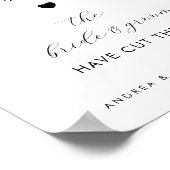 Poster Coeur S'il vous plaît attendre pour Desserts Cake (Coin)