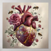 Poster Coeur surréaliste (Devant)