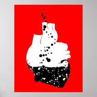 Poster coeur toxique