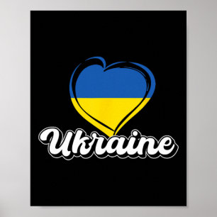 Poster Cœur Ukraine Voyage Patrimoine Ukraine