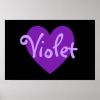 Coeur violet
