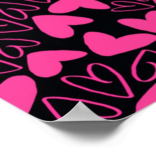 Poster Coeurs (Coin)