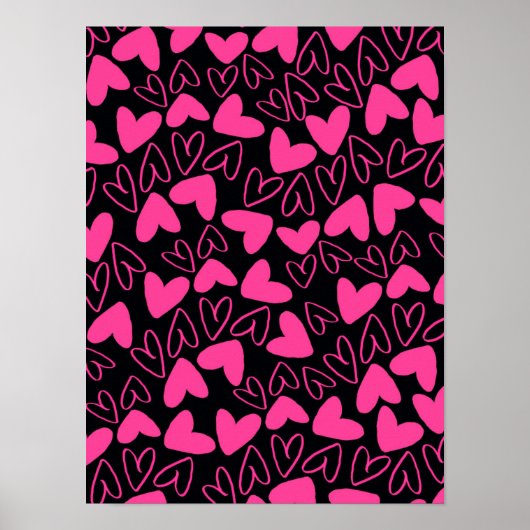 Poster Coeurs (Devant)