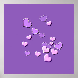 Poster coeurs