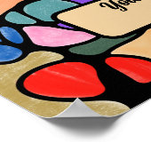 POSTER COEURS ACRÉOGRAPHIQUES NUMÉRIQUES (Coin)