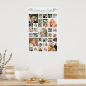 Poster Cœurs botaniques commémoratifs 33 Collage de photo (Cuisine)