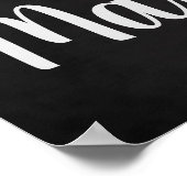 Poster Coeurs De Chalk Personnalisés "Comment Tu Me Marie (Coin)