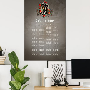 Poster Coeurs de cowboy : Un poème de bottes et de fleurs