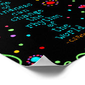 Poster Coeurs de gentillesse Changer la salle de classe m (Coin)