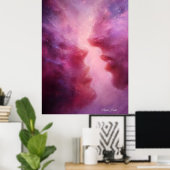 Poster Cœurs de Nébuleuse (Bureau à domicile)