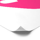 Poster Coeurs de pieds de bébé (Coin)