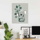 Poster Coeurs et accents (Bureau à domicile)