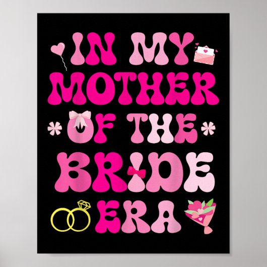 Poster Coeurs Fleurs Mariage Mariage Dans Ma Mère De (Devant)