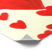 Poster Coeurs flottants (Coin)