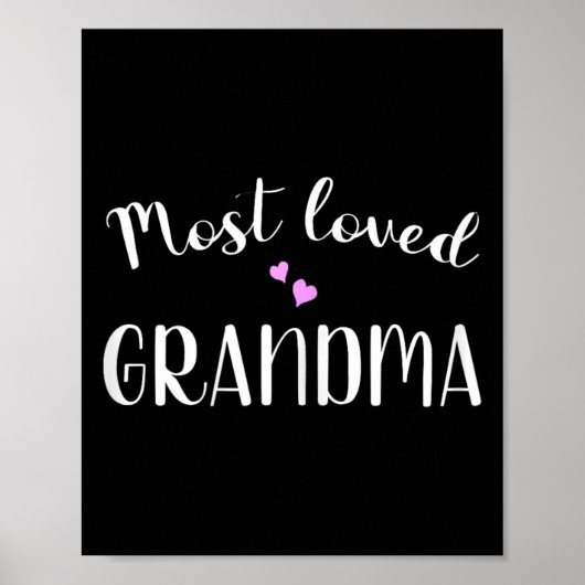 Poster Coeurs mignons de grand-mère les plus aimés (Devant)