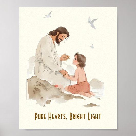 Poster Coeurs purs Lumière vive (Devant)