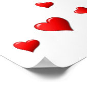 POSTER COEURS ROUGES POUR MOM (Coin)