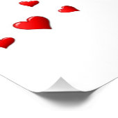 POSTER COEURS ROUGES POUR MOM (Coin)