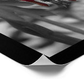 Poster Coeurs rouges saignants (Coin)