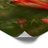 Poster Coeurs saignants dans le vase du coeur Poster/Impr (Coin)