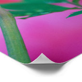 Poster Coeurs Saignants Se Connectant Dans Le Jardin. Cré (Coin)