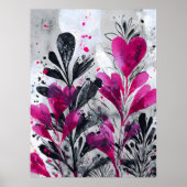 Poster Cœurs sauvages en fleurs  (Devant)