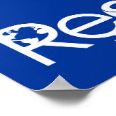 Poster Coexister avec le respect - Paix et la tolérance (Coin)