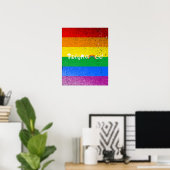 POSTER COEXISTER AVEC TOLÉRANCE (Bureau à domicile)