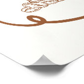 Poster Coffee Baby is Brewing Baby Shower Drinks Sign (Coin)