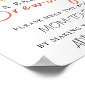 Poster Coffee baby shower - Help the Busy Mom-to-Be (Coin)