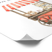 Poster Coffee cart - pacifier hunt baby shower game (Coin)