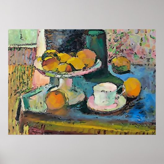 Poster Coffee Cup Still Life, ajouter du texte, des affic (Devant)