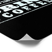 Poster Coffee Drinker Lover mème - Coffee Cup Graphic Art (Coin)