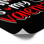 Poster Coffee Is My Valentine Coffee Lover Valentines Day (Coin)