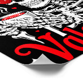 Poster Coffee Is My Valentine Skeleton Valentine Funny Co (Coin)