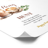 Poster Coffee Love est brasser Ring Chasse Jeu Signe (Coin)