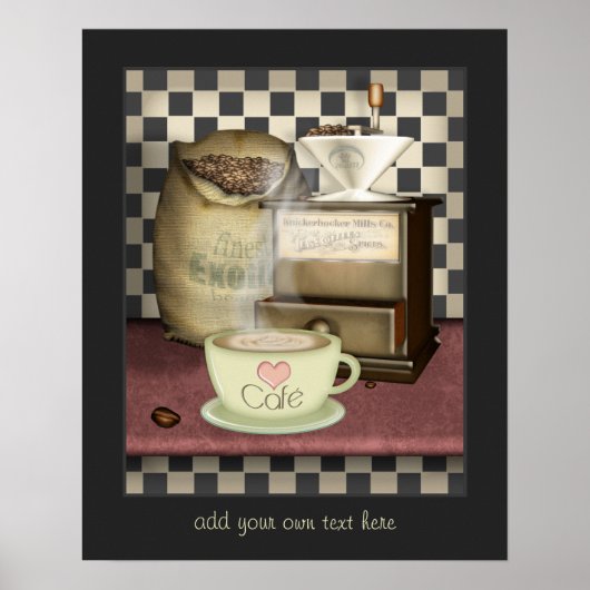 Poster Coffee Lover (Devant)