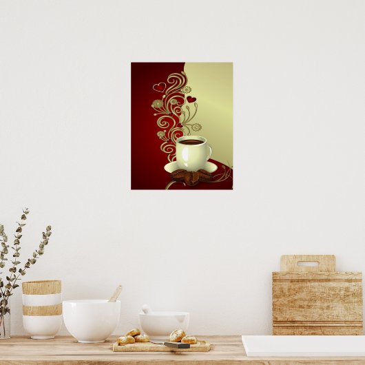 Poster Coffee lover moderne (Cuisine)